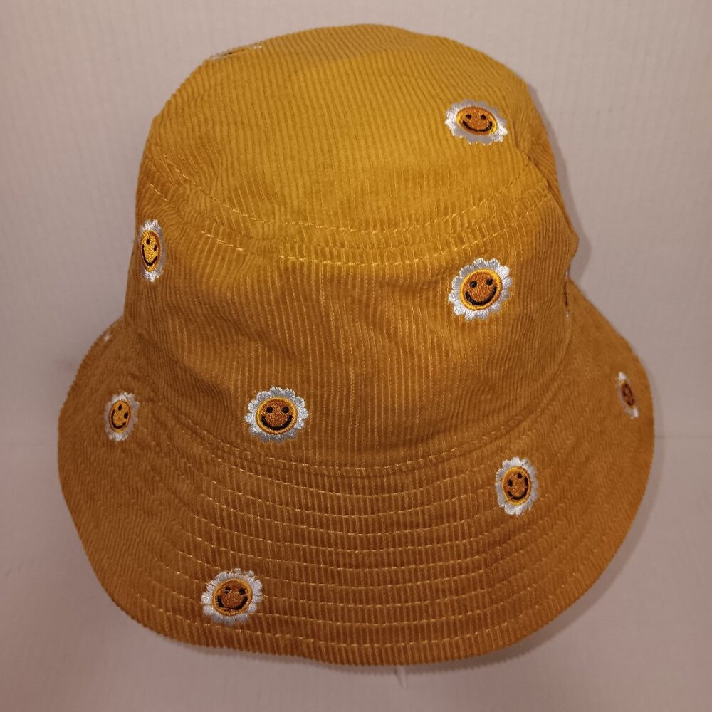MIGHTY FINE  SUNFLOWER CORDUROY BUCKET HAT